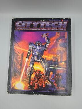 CITYTECH Second Edition 1608 (1994 FASA) Battletech INCOMPLETE EUC